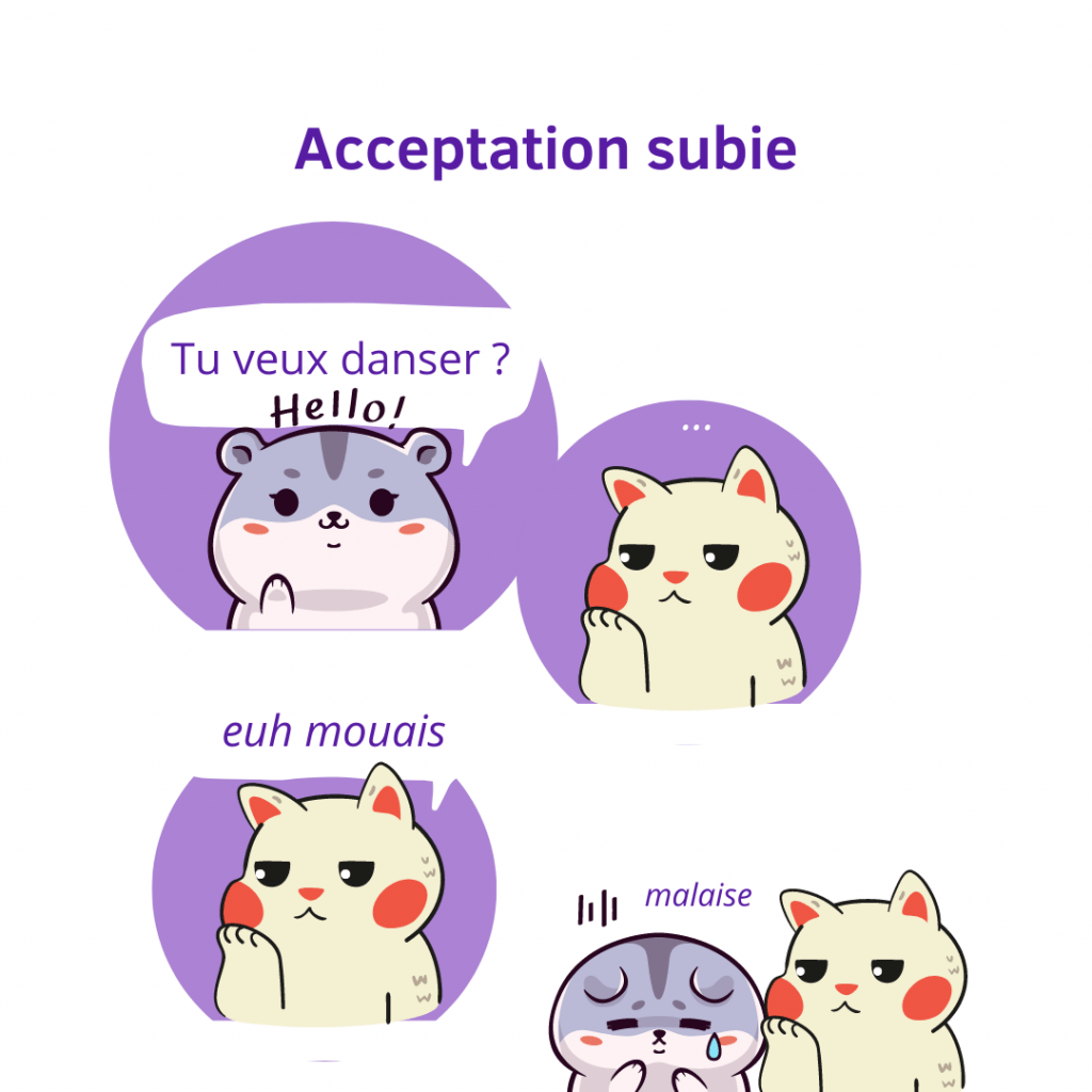 Acceptation subie